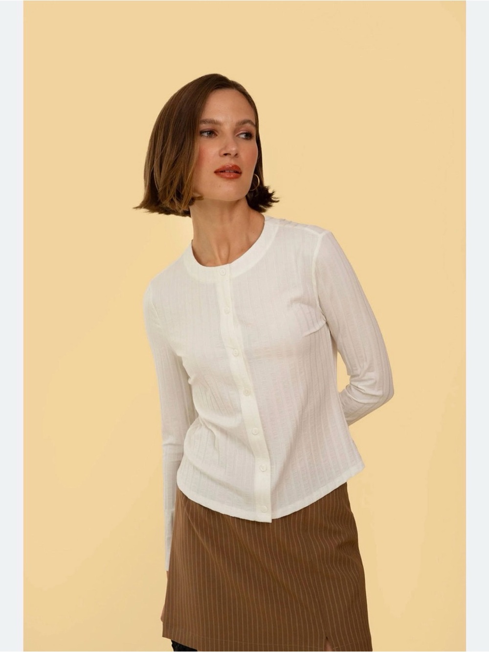 Whimsy + Row Coco Cardigan in Cream NWT